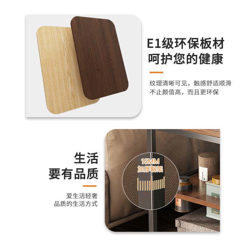 办公室茶水柜边几烧水壶一体茶几小户型简约现代阳台茶桌家用