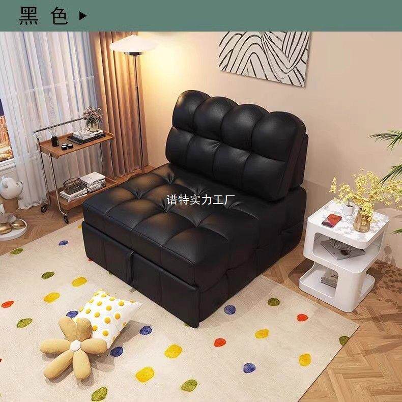 小懒户型可折叠发沙发床客厅单人卧室多功能人缩两沙UZD伸用双人