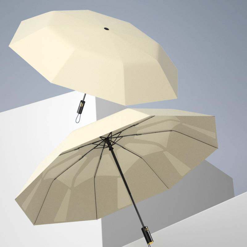 雨伞全自动大号晴雨两用折叠伞男士 广告热卖伞具上虞易折伞