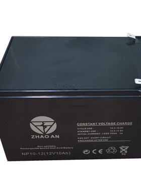 12V10AH蓄电池消防报警主机 UPS 童车摆摊照明太阳能路灯12V电瓶