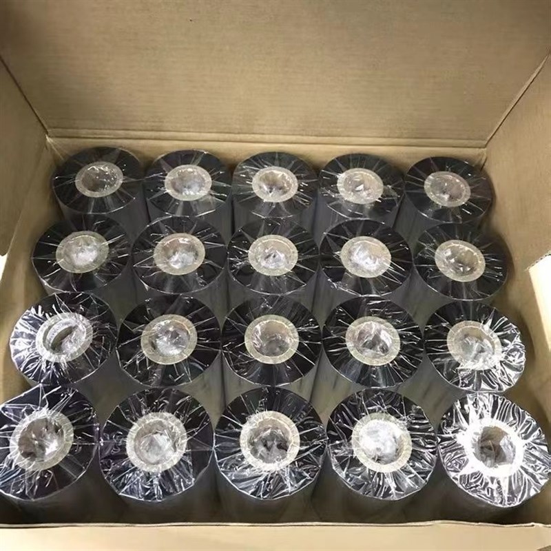 现货优质b蜡基碳带增强碳带打印纸标签纸条码打印机热转印整箱色
