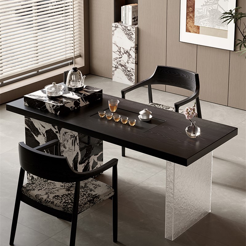 吉赠阳台精致小茶桌2025新款小型轻奢现代高级感极Y简客厅茶台