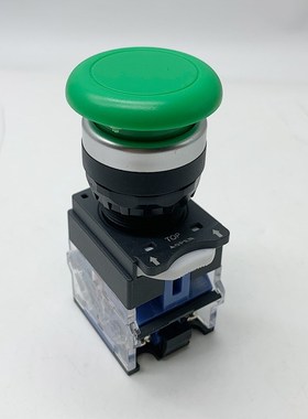 LA38-11M蘑菇头自复点动按钮开关LA39LA239A上海港博电器孔径22mm