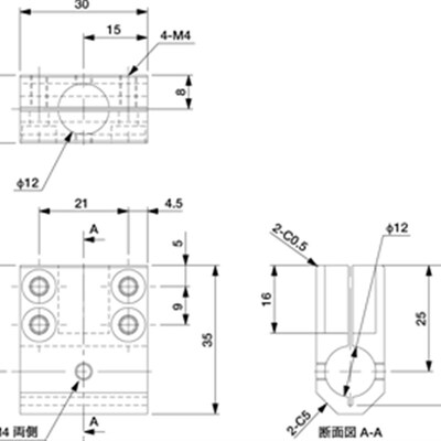 机械手配件[131110] 12-12 T字连接块#2,N01861-401