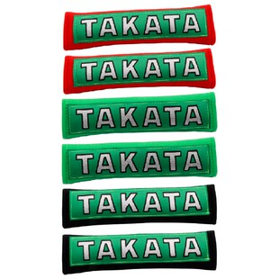 TAKATA通用汽车座椅安全带护肩套改装 jdm刺绣字母记忆海绵保护套