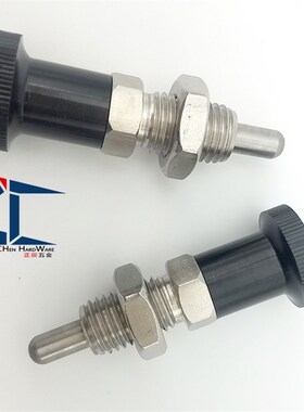 SXPAN/SXPKN5/6/8/10/12/16/16L不锈钢分度销细牙旋钮柱塞分割销