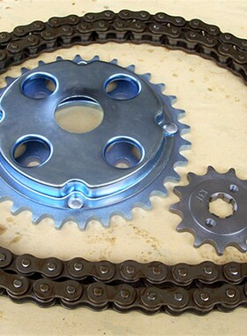 摩托车大地鹰王DD250E钱/CA250江套链520H加厚链轮齿牙盘三件套头