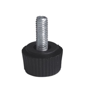 仟佰亿 6厘调节脚可调脚桌椅橱柜黑白灰色调整脚螺丝脚垫带M6脚钉