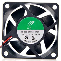 全新 U,C DF6025M12S 6CM 6025 12V 0.15A 超静音 机箱 散热风扇
