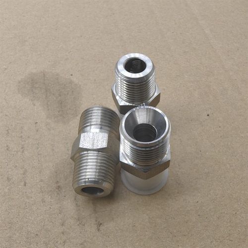 不锈钢液压接头Zg3/8平-转M18*1.5C型喇叭口高压304材料0318