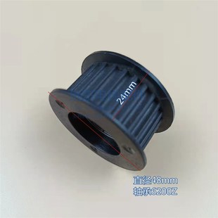 6200 门机同步轮 欧菱电梯从动轮 5MM齿距 26齿电梯皮带轮