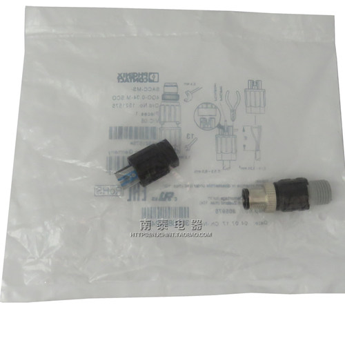 德国原装 菲尼克斯传感器连接器 SACC-MS-4QO-0,34-M SCO 1521575