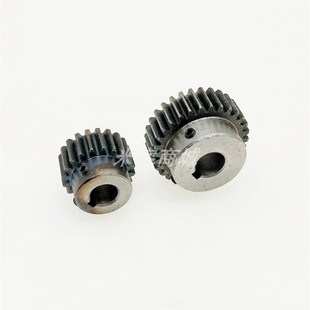 凸台碳钢1.5模66齿圆柱直齿轮金属淬火热处理1.5m66T正齿轮B型