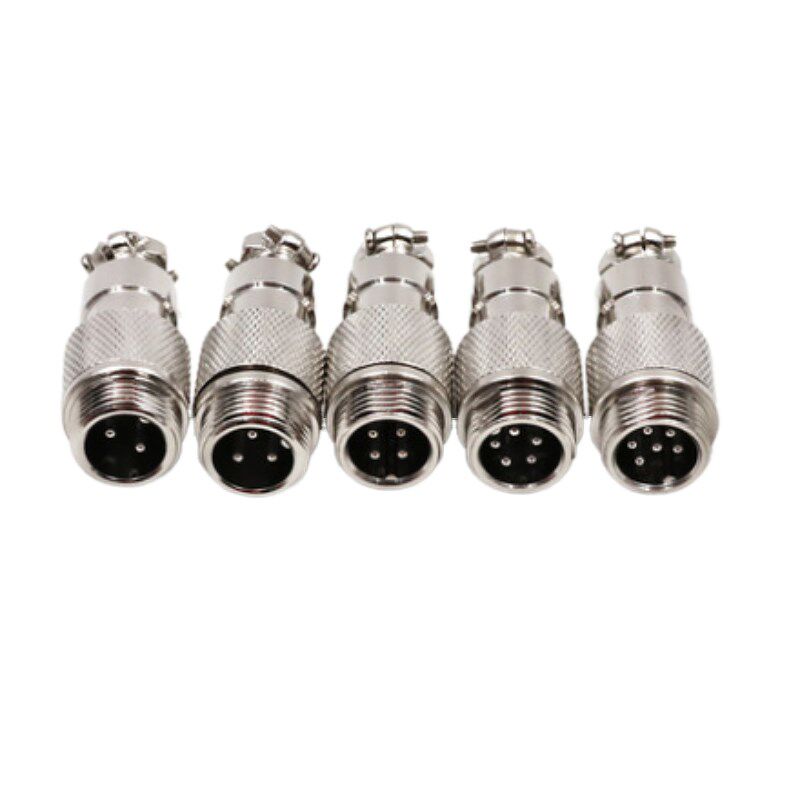 航空插头插座对接式GX12-2芯3芯4芯5芯6芯7芯RS765公头母头连接器