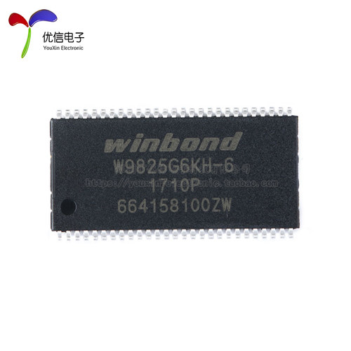 原装正品 贴片 W9825G6KH-6 TSOP(II)-54 256Mbit RAM存储器芯片