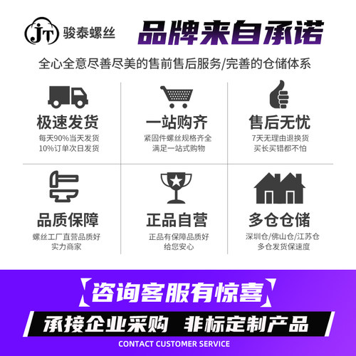 M36 12.9级内六角螺丝全牙高强度发黑半牙圆柱头螺栓加粗螺丝螺杆