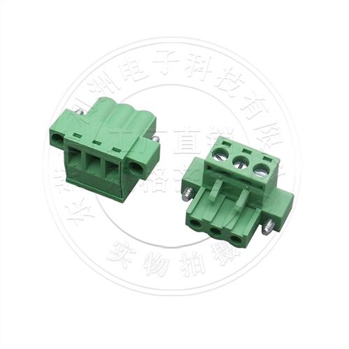 15EDG/KF2EDG-5.08mm间距接线端子带螺丝孔主体针座 连接器插座