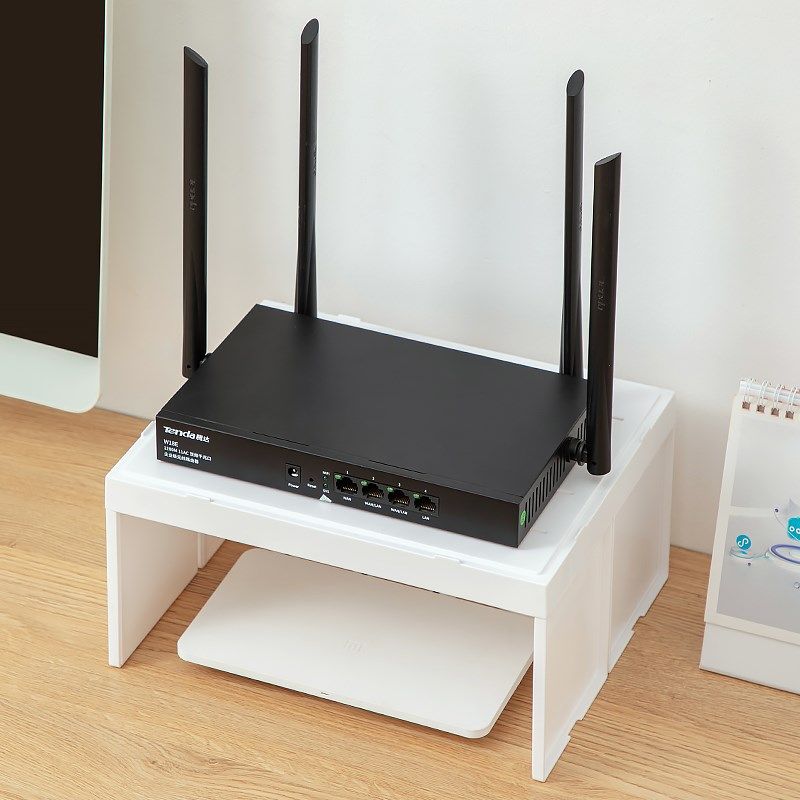 无线wifi托架桌面光猫支架双层路由器散热放置架电视机顶盒置物架