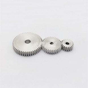 平面铝合金0.5模10齿圆柱直齿轮传动件 A型0.5m10T米客