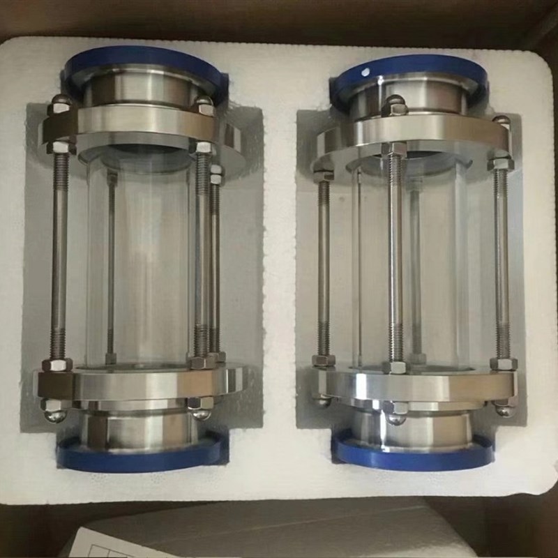 304卫生食品级快装视镜不锈钢管道视盅卡箍式直通视镜25 38 51 63