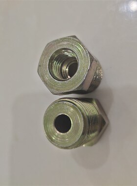 补芯接头外丝R1/2转内丝M141.5压力表接头4分变14变径丝0414