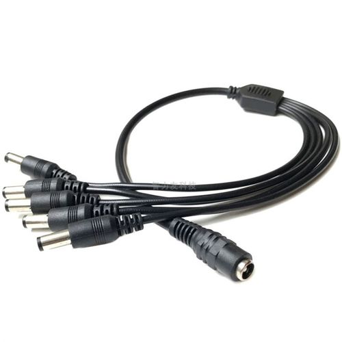 全铜DC1分5电源线 线母头线 线1进5出12V接集中供电监视摄影机配