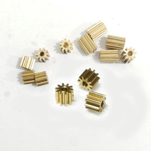 100圆柱直齿轮传动配件0.7m A铜0.7模10