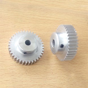 19T圆柱直齿轮马达0.8m 铝合金0.8模10