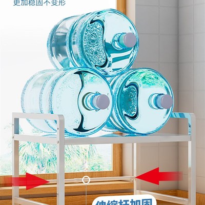 可伸缩厨房多功能微波炉架子置物架家用台面电饭煲支架烤箱收纳架