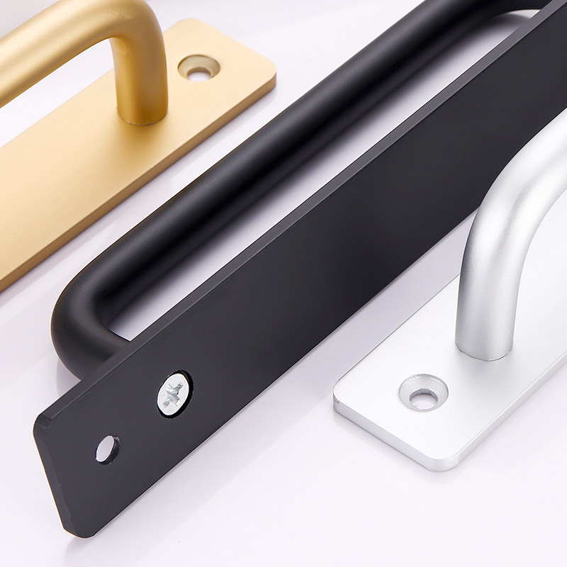 明装拉手门拉把手铝合金推拉门木门厨房门手柄大门简约移门门拉手