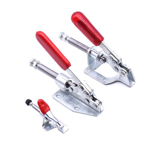 推拉式快速夹具工装夹钳压紧器301AM 302F 36020肘夹台钳木工靠山