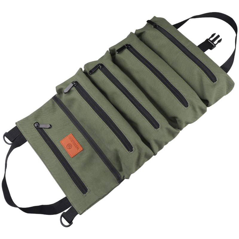 帆布工具a包超大容量手提维修收纳袋多功能卷式便携钉子兜工具袋