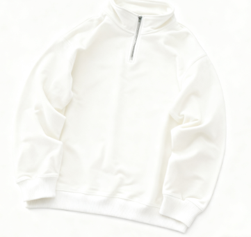 thumbnail for Section pull lock, left yellow spiral under red string, four-color terry sweatshirt 11110546