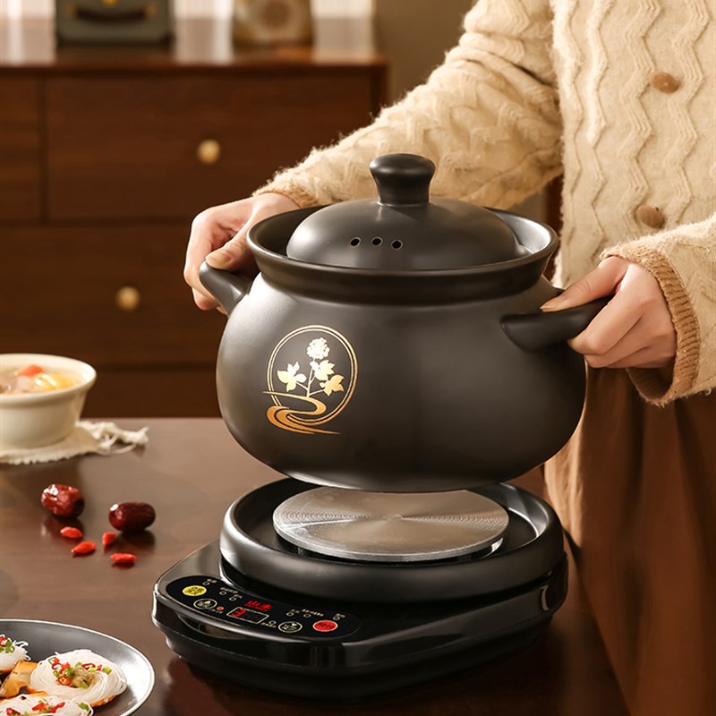 电炖锅煲汤炖汤锅家用煮粥神器多功能陶瓷粥锅分体全自.动插电炖