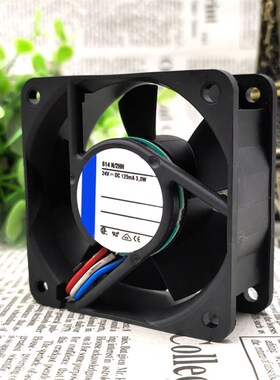 全新原装德国ebmPAPST TYP614N/2HH 6025/6CM 24V 3.0W变频器风扇