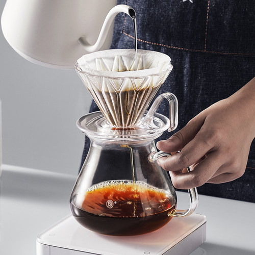 TIMEMORE泰摩耐高温手冲家用分享壶冰瞳咖啡滴滤杯套装云朵壶hero