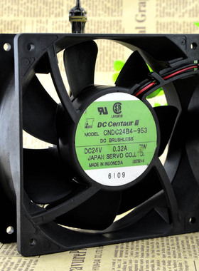 12038原装伺服 散热风扇 CNDC24B4-953 24V 0.32A 7W 日本精工