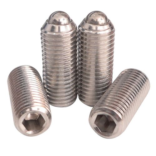 304不锈钢玻珠波仔波子钢珠紧定弹簧球头柱塞定位螺丝M3M4M5M6