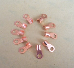 30A20A铜接头 马达线电池接头 五金头 电池耳朵 摩托车电瓶电动车