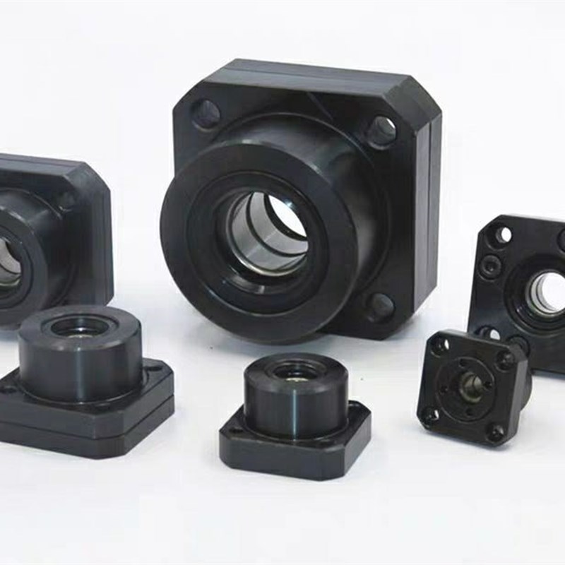 LEB02-6/8/10/12/15/20支架轴承固定座滚珠丝杆支撑座圆形