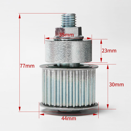 电梯轿门皮带轮总成主动轮从动轮F9K8S8门适用蒂森电梯上坎配件