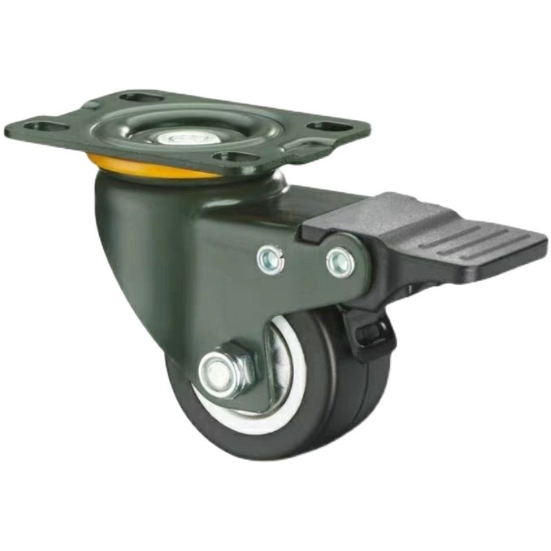 JDB替上隆JDD-40/50/75/100/125中载型脚轮JDA万向带塑料双刹JDC