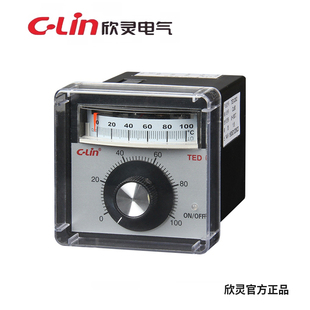 指针式 Lin欣灵牌TED 温控表温控器 CU50 2001 2002 TED