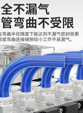 PC8-02气管快速接头气源快插PC6-01气动外螺纹直通气阀铜接头4-M5