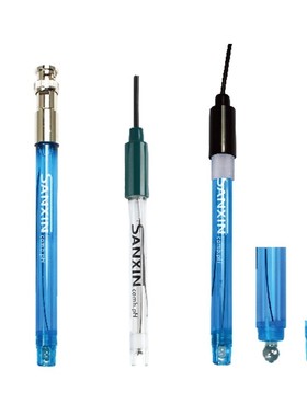 上海三信201-C/A/S塑壳ph复合电极实验室2301T-S电导电极ph计探头