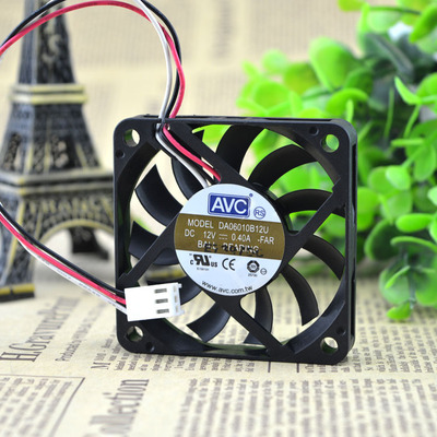 AVC 12V0.40A DA06010B12U 6010 超薄 主板cpu 6cm4线pwm调速风扇