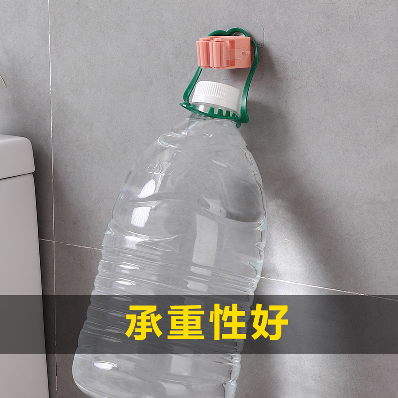 多功能拖把架卫生间免打孔拖把挂架墙上扫把架拖布挂钩拖把夹神器