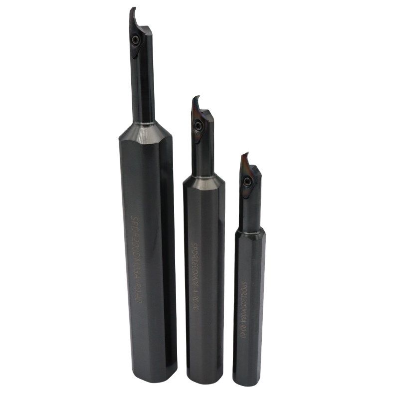 小径内孔端面槽刀刀杆大切深平面圆孤切槽刀杆SPDR切槽刀片MIFR08