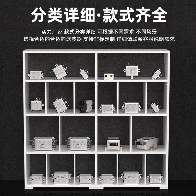 电源滤波器CW4EL2-10A-S 音箱电源变频抗干扰净化器螺栓式AC220V