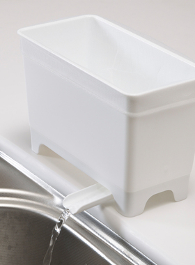 日本进口厨房台面垃圾桶迷你厨余垃圾沥水篮剩菜残渣料理台置物架